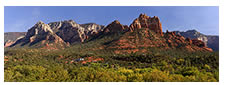 Mountain Ridges Panorama, Sedona, AZ