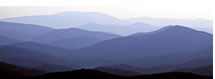 Ridges on the Blue Ridge Parkway, VA