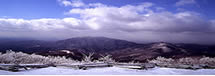 View of the Last Snowfall from Wintergreen Mountain, Nelson County, VA