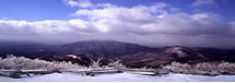 View of the Last Snowfall from Wintergreen Mountain, Nelson County, VA