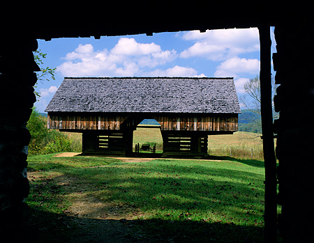 Corn Crib at Cades Cove, Great Smokey Mountains National Park