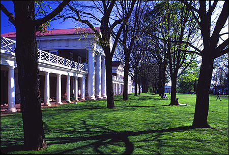 The Lawn in Early Spring, UVA