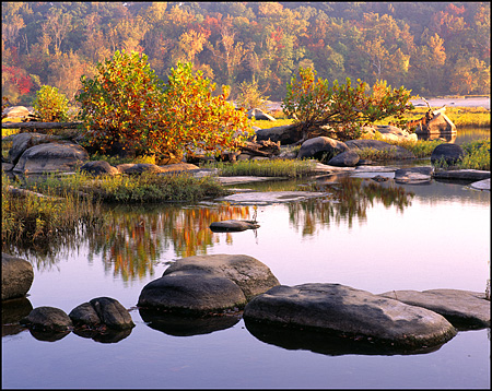 James River Fall at 42nd Street, Richmond, VA