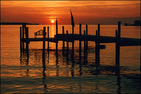 Sunset at Cole's Point, VA