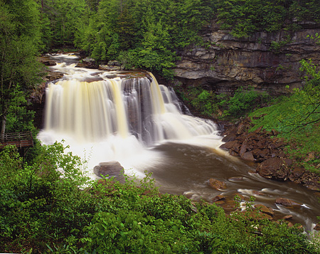 Blackwater Falls in Early Spring, Blackwater Falls State Park, WVA