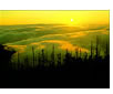 Golden Sunrise from Clingman's Dome, Great Smokey Mountains National Park