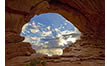 Sunrise Through North Window, Arches National Park, UT