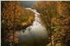 The Curve of the Maury River in Fall, VA