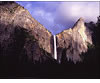 Bridal Veil Falls in Late Afternoon, Yosemite National Park, CA 