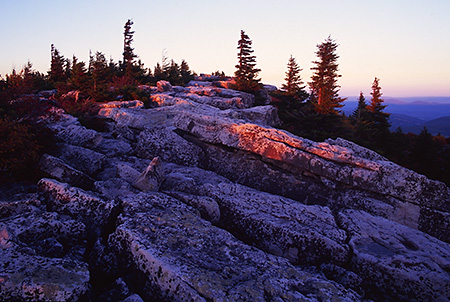 Last Light on Bear Rocks, Dolly Sods Wilderness Area, West VA